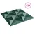 Produktbild 4 för Väggpaneler 24 st grön 50x50 cm XPS 6 m² origami