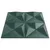 Produktbild 6 för Väggpaneler 24 st grön 50x50 cm XPS 6 m² origami