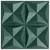 Produktbild 2 för Väggpaneler 48 st grön 50x50 cm XPS 12 m² origami