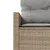 Produktbild 9 för Trädgårdssoffa med bord och dynor rund beige konstrotting