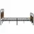 Produktbild 6 för Sängram utan madrass metall rökfärgad ek 193x203 cm