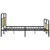Produktbild 5 för Sängram utan madrass metall sonoma-ek 200x200 cm