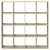 Produktbild 5 för Bokhylla sonoma-ek 137,5x29x137,5 cm konstruerat trä