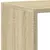 Produktbild 8 för Bokhylla sonoma-ek 137,5x29x137,5 cm konstruerat trä