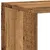 Produktbild 8 för Bokhylla gammalt trä 137,5x29x137,5 cm konstruerat trä