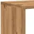 Produktbild 8 för Bokhylla ek 102x29x143 cm konstruerat trä