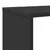 Produktbild 9 för Bokhylla svart 102x29x143 cm konstruerat trä