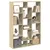 Produktbild 4 för Bokhylla sonoma-ek 102x29x143 cm konstruerat trä