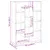 Produktbild 11 för Bokhylla sonoma-ek 102x29x143 cm konstruerat trä