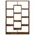 Produktbild 5 för Bokhylla rökfärgad ek 102x29x143 cm konstruerat trä