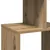 Produktbild 8 för Bokhylla ek 92x29x188 cm konstruerat trä