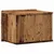 Produktbild 7 för Väggmonterade sängbord 2 st åldrat trä 40x32x30 cm