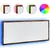 Produktbild 2 för Badrumsspegel LEDs rökfärgad ek 100x8,5x37 cm konstruerat trä