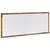 Produktbild 4 för Badrumsspegel med LED åldrat trä 100x8,5x37 cm konstruerat trä