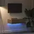 Produktbild 4 för Tv-bänk med LED-belysning artisan ek 60x35x15,5 cm