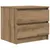 Produktbild 2 för Sängbord artisan ek 50x40x43.5 cm konstruerat trä