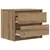 Produktbild 5 för Sängbord artisan ek 50x40x43.5 cm konstruerat trä