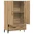Produktbild 4 för Högskåp artisan ek 70x31x115 cm konstruerat trä