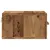 Produktbild 6 för Väggmonterat sängbord åldrat trä 35x35x20 cm