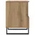 Produktbild 6 för Sängbord artisan ek 40x35x50 cm konstruerat trä