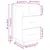 Produktbild 12 för Sängbord 2 st med 2 lådor vit 36x36x68 cm