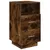 Produktbild 6 för Sängbord 2 st med 2 lådor rökfärgad ek 36x36x68 cm