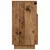 Produktbild 7 för Sängbord 2 st med 2 lådor åldrat trä 36x36x68 cm