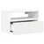 Produktbild 5 för Väggmonterade sängbord 2 st vit 45x26x28,5 cm