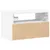 Produktbild 7 för Väggmonterade sängbord 2 st vit 45x26x28,5 cm