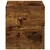 Produktbild 6 för Väggmonterat sängbord 2 st rökfärgad ek 45x26x28,5 cm