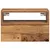 Produktbild 4 för Väggmonterade sängbord 2 st åldrat trä 45x26x28,5 cm