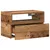 Produktbild 5 för Väggmonterade sängbord 2 st åldrat trä 45x26x28,5 cm