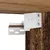 Produktbild 8 för Väggmonterade sängbord 2 st åldrat trä 45x26x28,5 cm