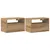 Produktbild 2 för Väggmonterat sängbord 2 st artisan ek 45x26x28,5 cm