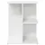 Produktbild 5 för Sängbord 2 st vit 46,5x29x61 cm konstruerat trä