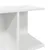 Produktbild 9 för Sängbord 2 st vit 46,5x29x61 cm konstruerat trä
