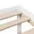 Produktbild 10 för Säng med bokhylla utan madrass vit 135x190cm massiv furu