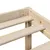 Produktbild 10 för Säng med bokhylla utan madrass 140x190cm massiv furu