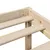 Produktbild 9 för Säng med bokhylla utan madrass 90x190cm massiv furu