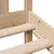 Produktbild 9 för Säng med bokhylla utan madrass 140x190cm massiv furu