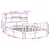 Produktbild 11 för Säng med bokhylla utan madrass vaxbrun 120x200 cm massiv furu