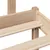 Produktbild 9 för Säng med bokhylla utan madrass 200x200cm massiv furu
