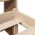 Produktbild 9 för Säng med bokhylla utan madrass 90x190cm massiv furu