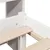 Produktbild 9 för Säng med bokhylla utan madrass vit 180x200cm massiv furu