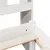 Produktbild 9 för Säng med bokhylla utan madrass vit 135x190cm massiv furu