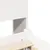 Produktbild 9 för Säng med bokhylla utan madrass vit 140x190cm massiv furu