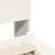 Produktbild 9 för Säng med bokhylla utan madrass vit 160x200cm massiv furu