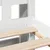 Produktbild 9 för Säng med bokhylla utan madrass vit 180x200cm massiv furu