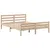Produktbild 8 för Säng med bokhylla utan madrass 140x190cm massiv furu