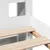 Produktbild 9 för Säng med bokhylla utan madrass vit 90x200cm massiv furu